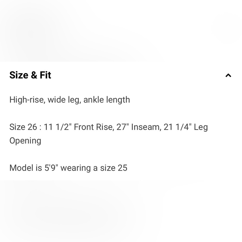 Rag & Bone Epic Andi High Rise Ankle Wide Jeans in Scout Size 28 Cropped Stretch - Picture 13 of 16